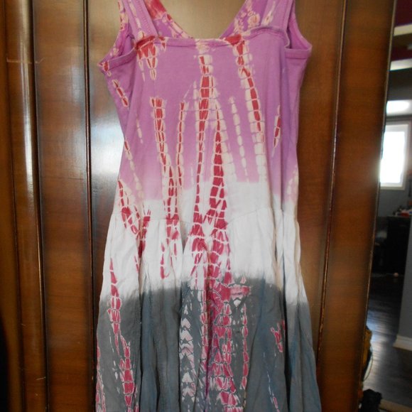 Vintage 80s Pure Cotton Gauze Hippie Dress - Picture 6 of 13